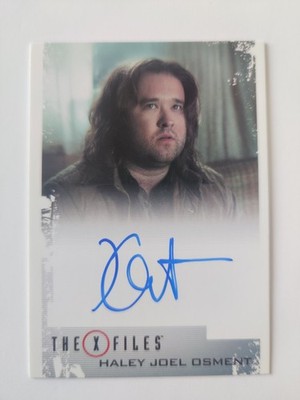 RITTENHOUSE X-FILES SEASONS 10 & 11 AUTOGRAMM HALEY JOEL OSMENT