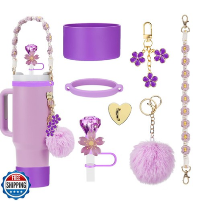 #ad Stanley Cup Accessories Set Of 7 PCS Designed For Stylish And Minimalist Dec... $20.00