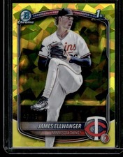 JAMES ELLWANGER 2025 BOWMAN DRAFT CHROME YELLOW SAPPHIRE #BDC-164