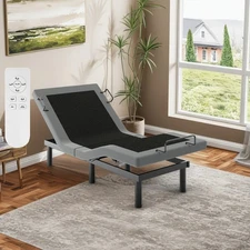Electric Adjustable Bed Frame Base With Wireless Remote Zero Gravity Twin XL