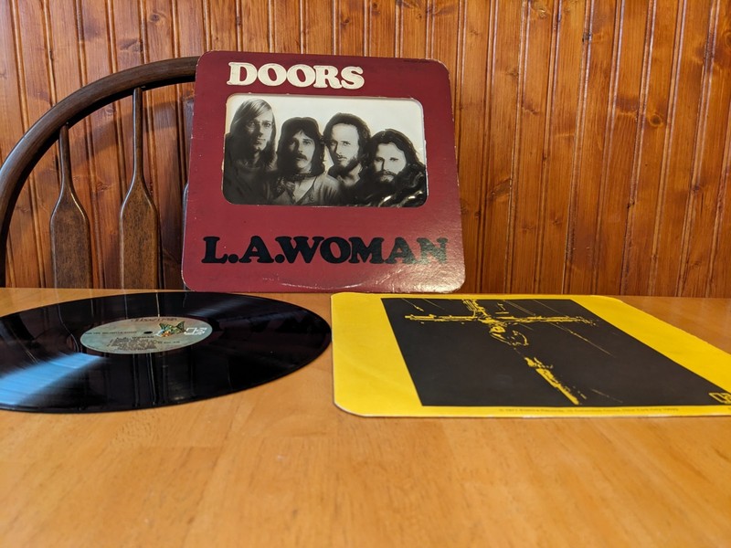 The Doors - L.A. Woman 1971 first press Die Cut window