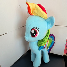 Toy Factory My Little Pony Rainbow Dash 14in Glitter Plush Pony MPN 378X100