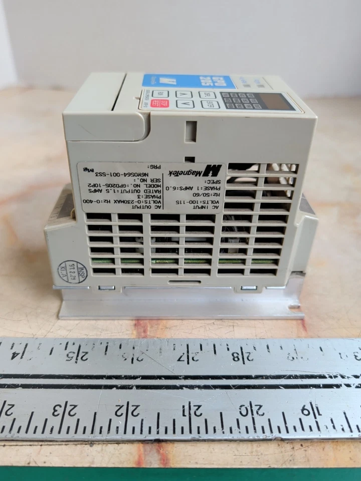 MAGNETEK GPD205 MINI AC DRIVE GPD205-10P2 100-115V 0-230VAC - Image 3 of 4