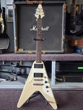Epiphone '67 Flying V 1994 W/Epi Hard Case & EMGS Creme Finish * FREE SHIPPING *