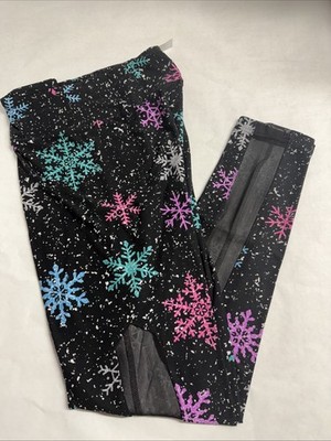 NO BOUNDARIES Super Soft High Rise Mesh Insert Women s Juniors Leggings XL NWT