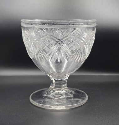 Antique 1874 Bryce Walker EAPG Footed Sugar Bowl Goblet Trinket Dish 