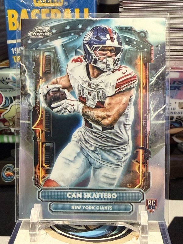 Cam Skattebo Extraterrestrial 2025 Topps Cosmic Chrome Rookies #331 Giants RC TZ