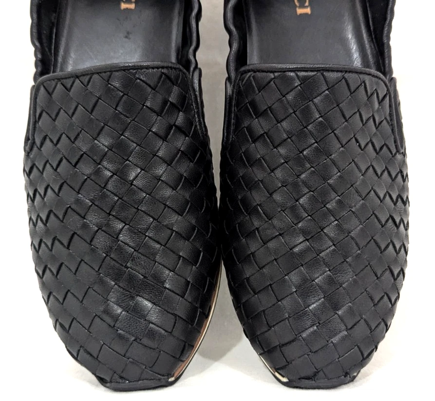 Sesto Meucci Black Quilted Leather Slip-On Loafers Sesto Meucci | Shoes | Sesto Meucci Womens Black Meryl Slip  main image 3