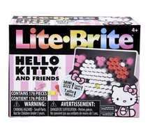 Lite Brite Mini Sanrio Hello Kitty  Friends Super Bright HD 176 Pieces NEW