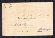 Ausweis aus dem Jahr 1917 vom Regiment "Kronprinz"