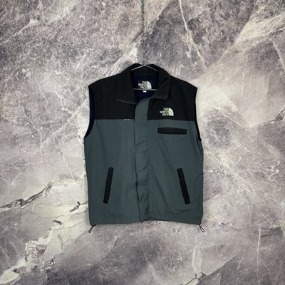 The North Face Vest Gore-Tex Windstopper Green Black Full Zip Outdoor Jacket