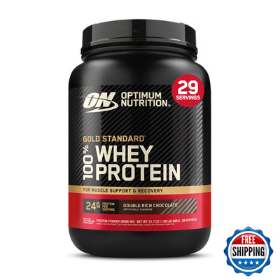 Optimum Nutrition Gold Standard 100 Whey Protein Powder Double Rich Chocolate