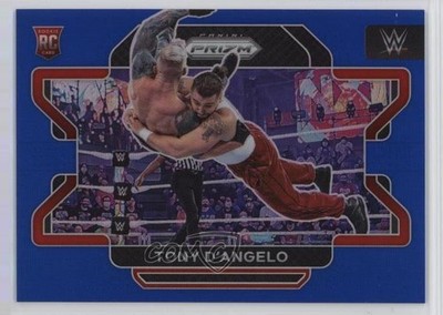 2022 Panini Prizm WWE Blue Prizm 157/199 Tony D'Angelo #72 Rookie RC 13wb