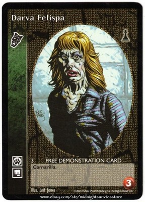 Darva Felispa Nosferatu White Wolf Demo (legal to play) V:TES VTES Vampire CCG