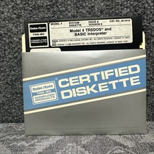 Radio Shack TRS-80 Model 4 Model 4 TRSDOS and Basic Interpreter Disk 26-0316