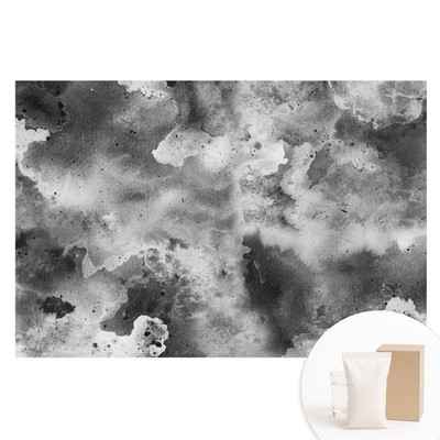 Non-Woven XXL Wallpaper 3D Effect Bedroom Abstract Composition In Shades Of Gray