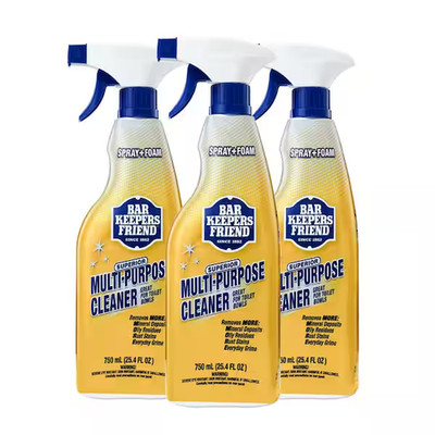 Bar Keepers Friend More Spray & Foam (25.4 oz. 3 Pack) Rust Grime Stains Remover