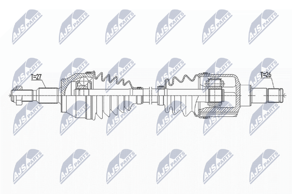 Antriebswelle NTY NPW-FR-109 FüR Ford Focus 3 Turnier Ecoboost-image