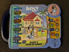 VTech Bluey Bluey's Book Of Games Lights Sound Songs Works