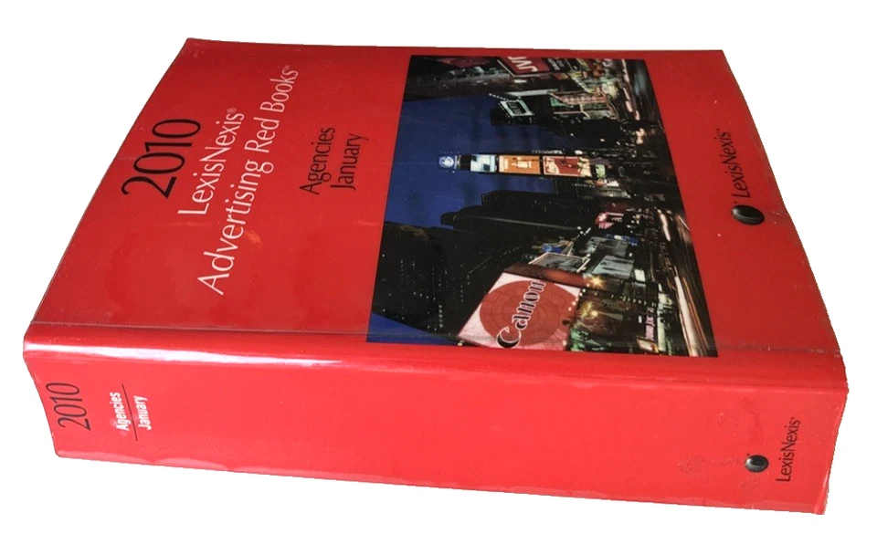 2010 LexisNexis Advertising Red Book *EXCELLENT* - Image 3 of 4