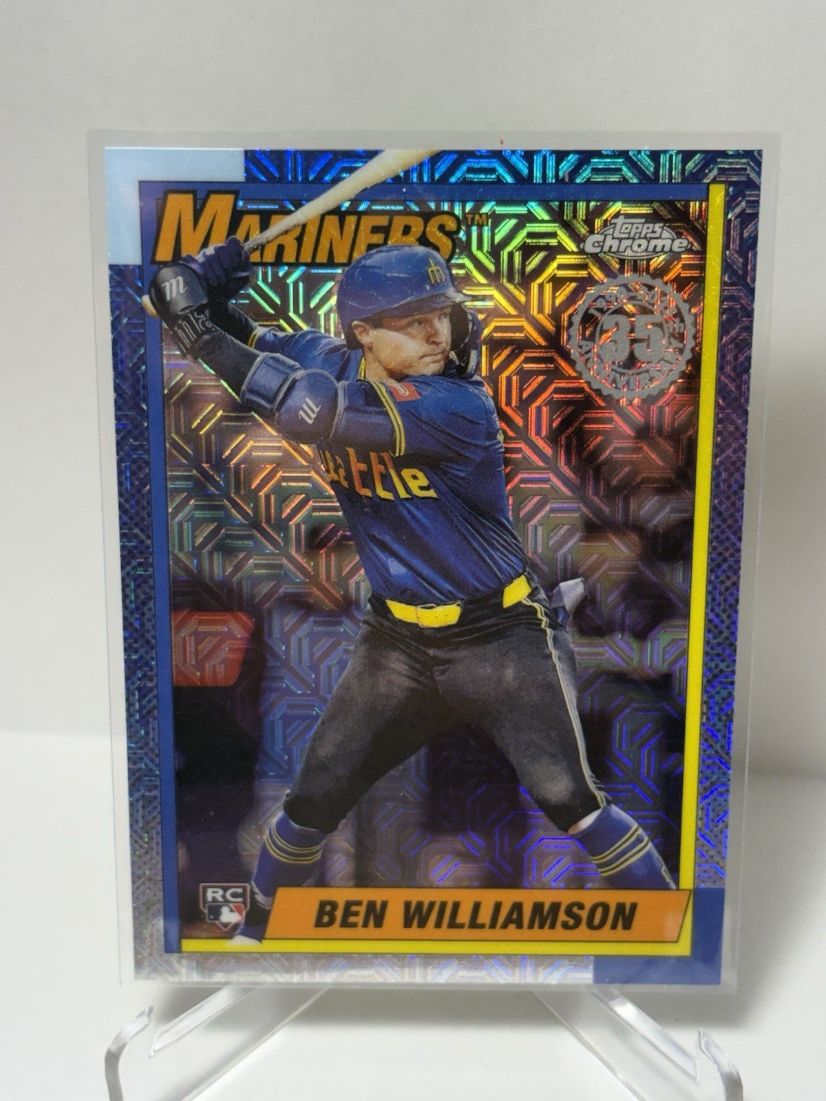 Ben Williamson #U90C-10 Silver Pack MOJO (RC) 2025 Topps Update 1990 Chrome