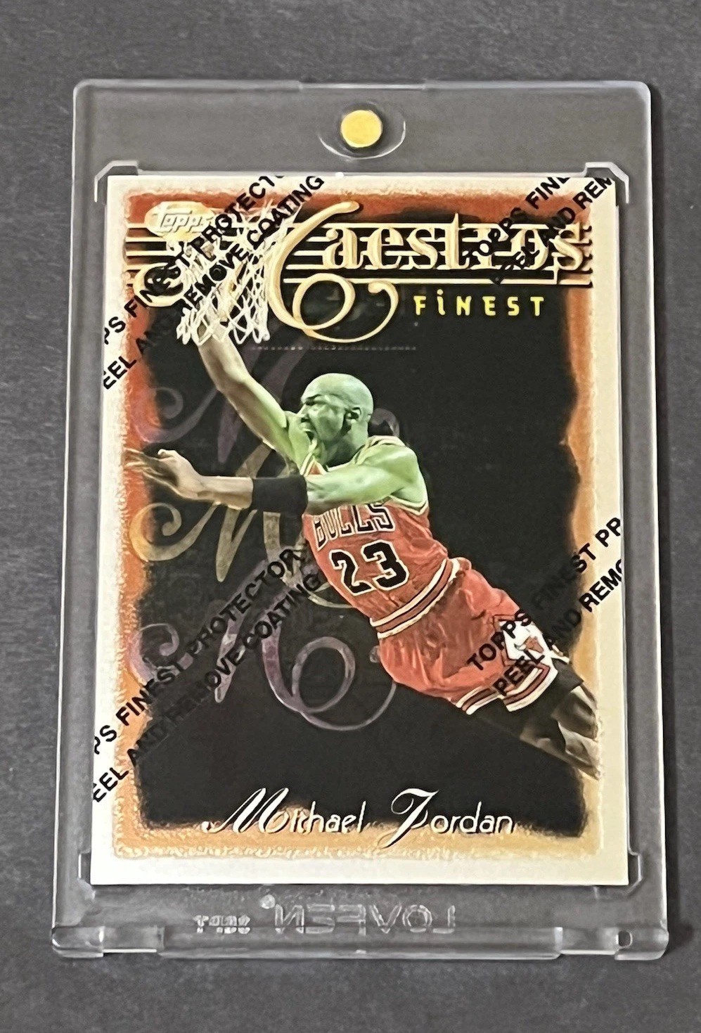 1996-97 Finest Michael Jordan Maestros Silver #127 Uncommon W/coating