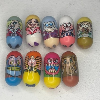 Mighty Beanz lot of 9 Mammoth Mega-Bot King Tut +More 2004 MOOSE