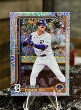 2025 Topps Series 1 Celebration Dillon Dingler Confetti Parallel Tigers #126 RC