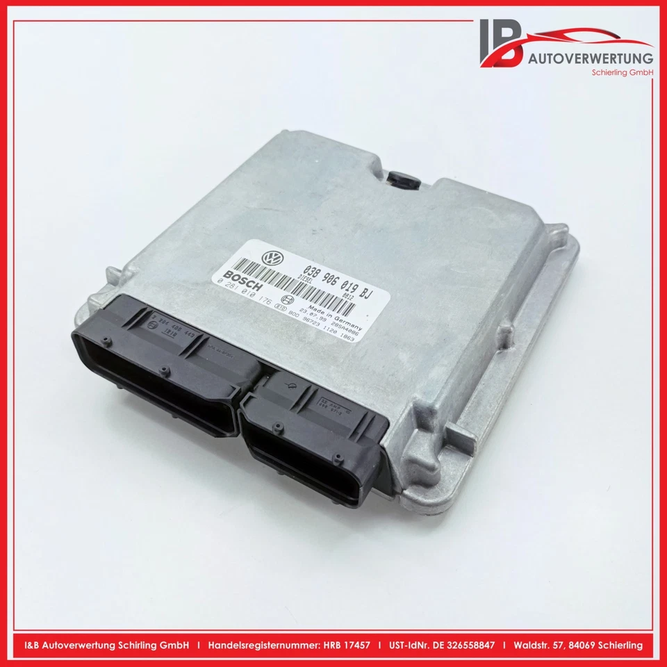 KIT CENTRALINA MOTORE VW PASSAT 3B2 1.9 TDI 038906019BJ 4B0905851A ORIGINALE - Immagine 2 di 4