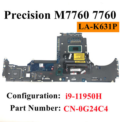 LA-K631P I9-11950H FOR Dell Precision 7760 M7760 Laptop