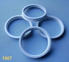 4 Stück  Zentrierringe 64,1 mm  57,1 mm  für Alufelgen grau 1007