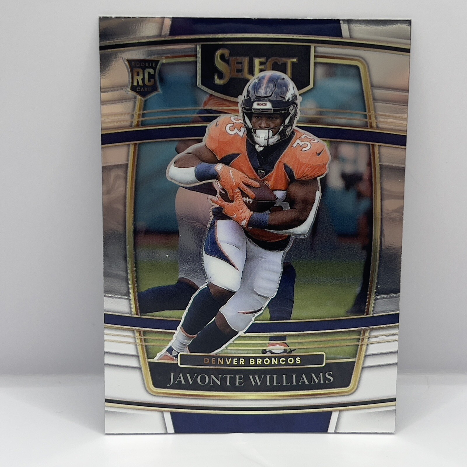 2021 Panini Select Football Javonte Williams Concourse RC #57 Denver Broncos