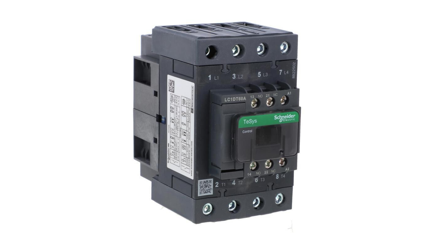 Power contactor 60A AC-1 4P 230V AC 1NO 1R LC1DT60AP7 /T2UK