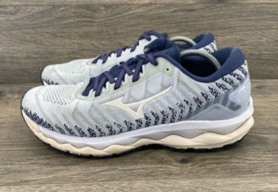 Mizuno Wave Sky Knit 4 Women's Athletic Sneakers Shoes Size 9.5 Gray 4112225757