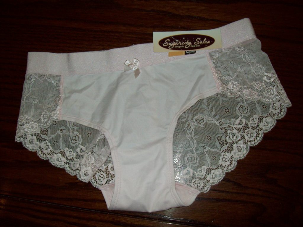 NWT MODERN MOVEMENT NYLON/SPNDX LACE BACK HIPSTER PANTIES Y12UM126