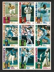 1984 O-Pee-Chee Baseball Uncut 9-Panel, Darryl Strawberry RC, Fergie Jenkins OPC