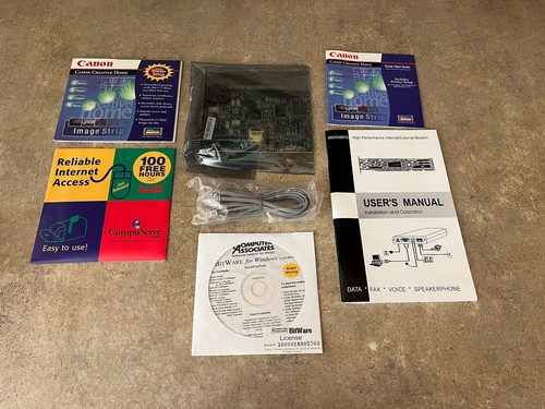 US ROBOTICS 1125 INTERNAL MODEM BOARD CARD CJEUSA 23364 MM E 1995.  I1-5 - Picture 1 of 6