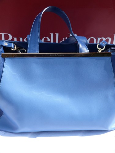 Russell&Bromley/Women's Handbag/L size/Blue&Navy/100%leather/hobo/strap/new - Picture 13 of 18