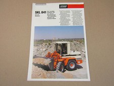 Prospekt Schaeff SKL 841 Serie B Radlader von 1995