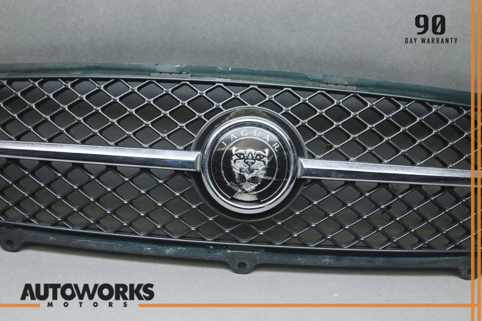 07-11 Jaguar XK XKR X150 grade de para-choque dianteiro malha com logotipo 6W8317F791AB FABRICANTE DE EQUIPAMENTO ORIGINAL - Imagem 3 de 4