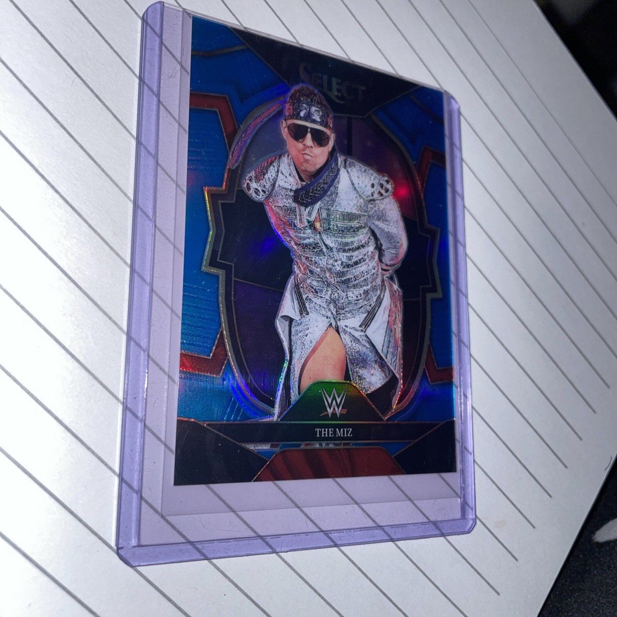 mizページ The Miz 2023 Panini Select #70 Concourse Light Blue Prizm 110/249