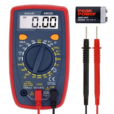  Multimetro Tester 2000 Counts Multimetro Digital Con Voltimetro Dc Ac An