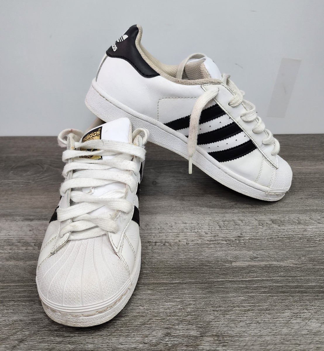 Adidas Superstar Originals Shoes Cloud And White Black