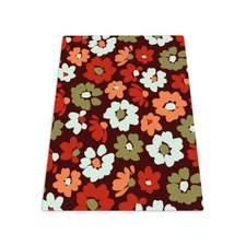 Furniture floor protector Mat under Chair Desk Field Flowers PVC 120x90