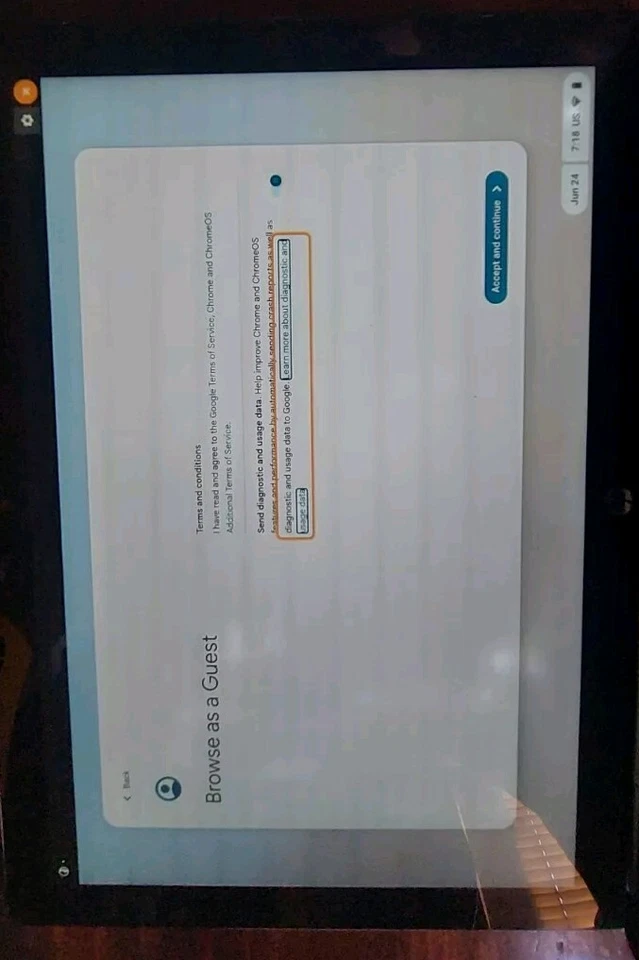 HP 2 em 1 12,3" tela sensível ao toque Chromebook X2 12-F014DX Intel M3 4GB 32GB - Imagem 4 de 4