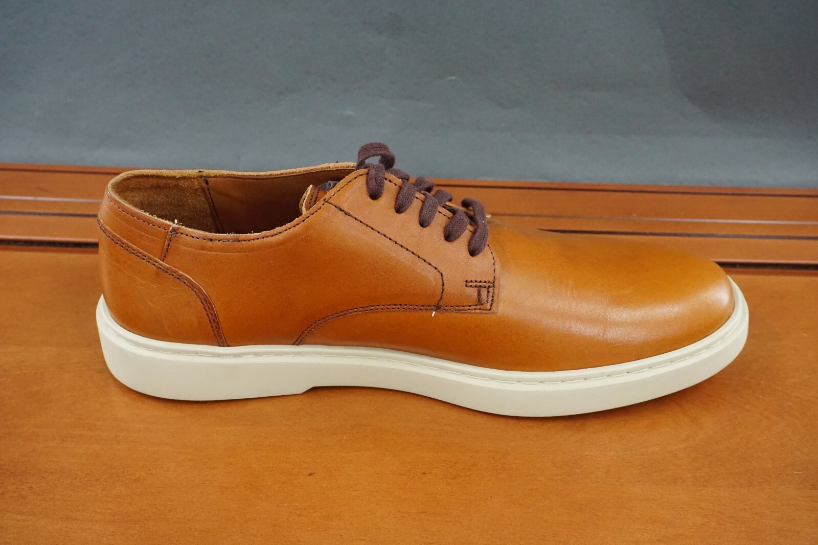 SAOLA Allen Edmonds Henderson 8 scarpe uomo pelle marrone stringate derby punta liscia