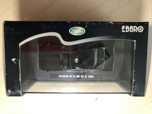 NISSAN SKYLINE GT-E 1980 BLACK EBBRO 756 1/43 | eBay