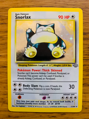 Snorlax (11/64) Holo Jungle Set Pokemon Card! FAST & FREE P&P! - Picture 39 of 78
