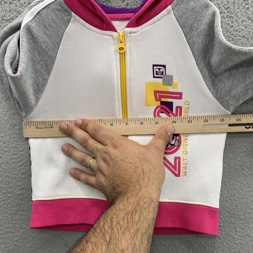 Walt Disney World Parks Exclusive Minnie 2021 Zip Hoodie Jacket Girls Size XS/4 - Picture 8 of 13