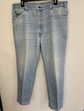 Vintage Levi's Brown Tab Light Wash Jeans Men's 38 x 30